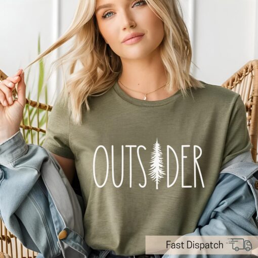 vintage outsider life shirt for nature lovers hiking tee outdoor enthusiast apparel trendy wanderlust t shirt epnhc