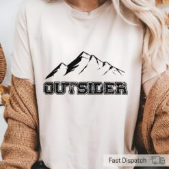 vintage outsider life shirt for outdoor enthusiasts hiking nature tee mountain adventure t shirt o9d87