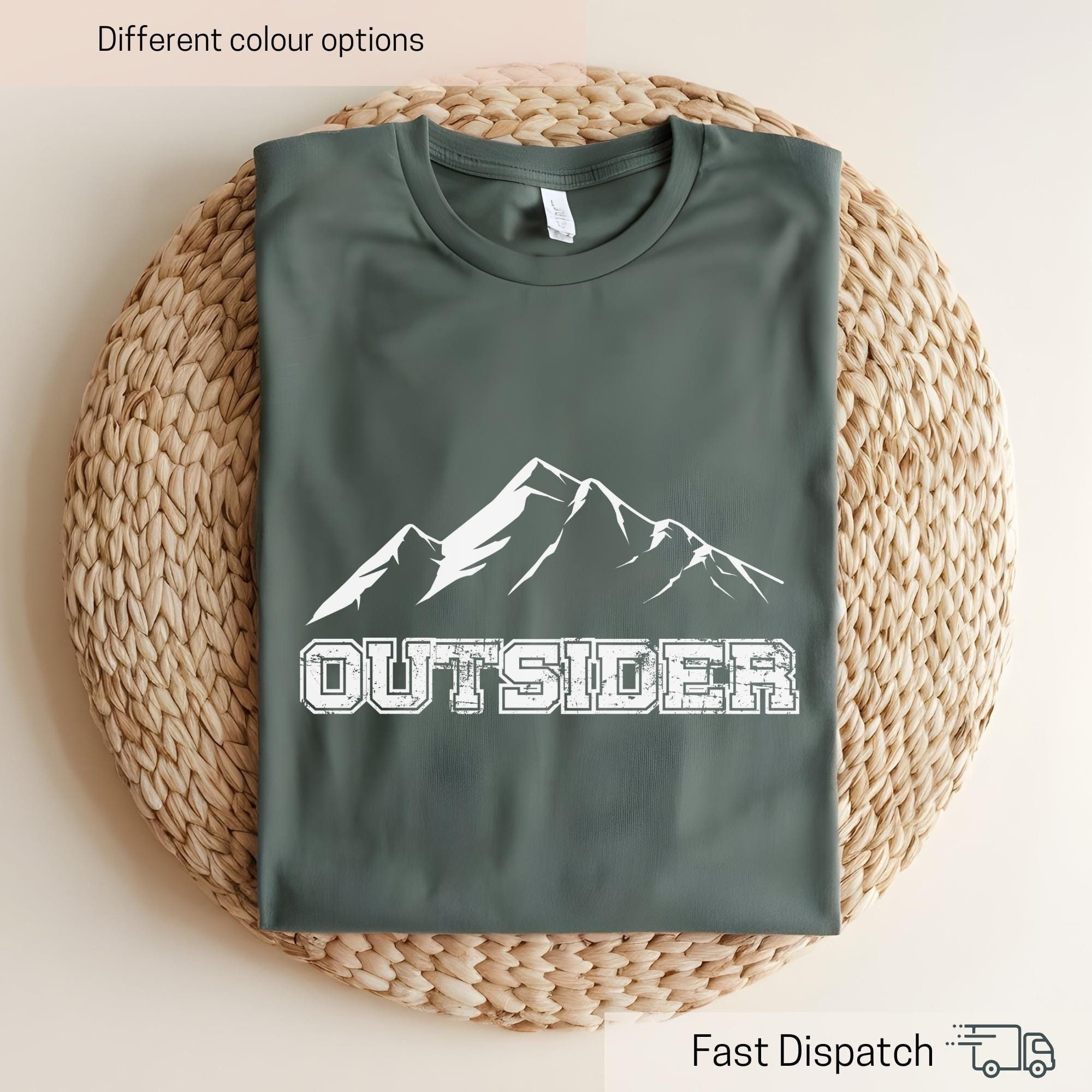 vintage outsider life shirt for outdoor enthusiasts hiking nature tee mountain adventure t shirt