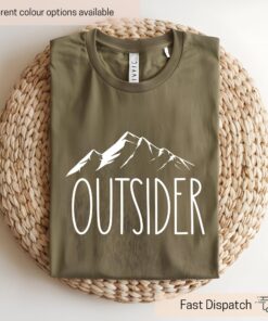 vintage outsider life shirt for outdoor enthusiasts hiking tee mountain nature t shirt trendy adventure apparel ksvo2