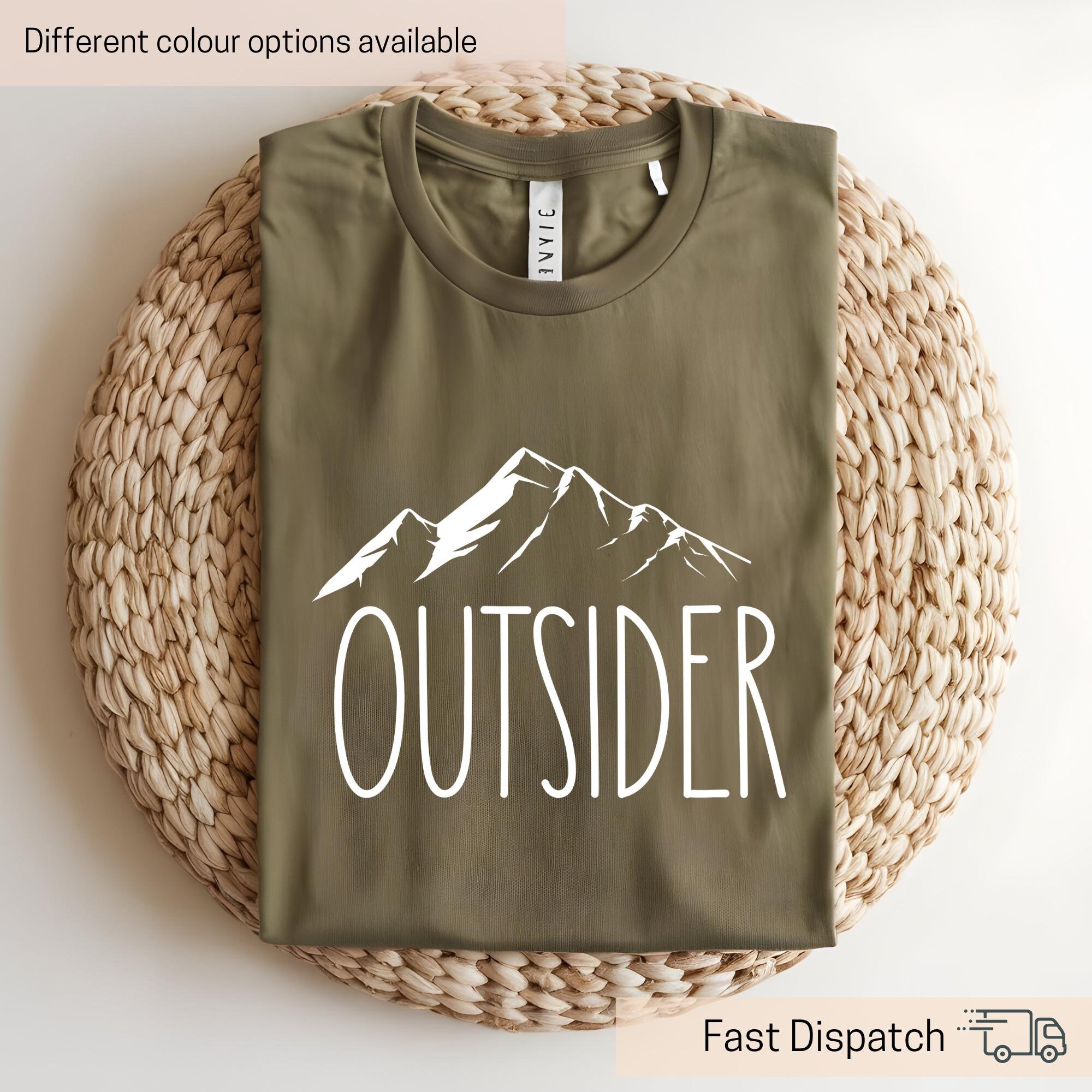 vintage outsider life shirt for outdoor enthusiasts hiking tee mountain nature t shirt trendy adventure apparel ksvo2