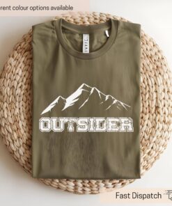 vintage outsider life shirt for outdoor enthusiasts hiking tee nature lover mountain t shirt adventure apparel w0s32