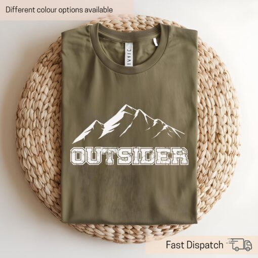 vintage outsider life shirt for outdoor enthusiasts hiking tee nature lover mountain t shirt adventure apparel w0s32
