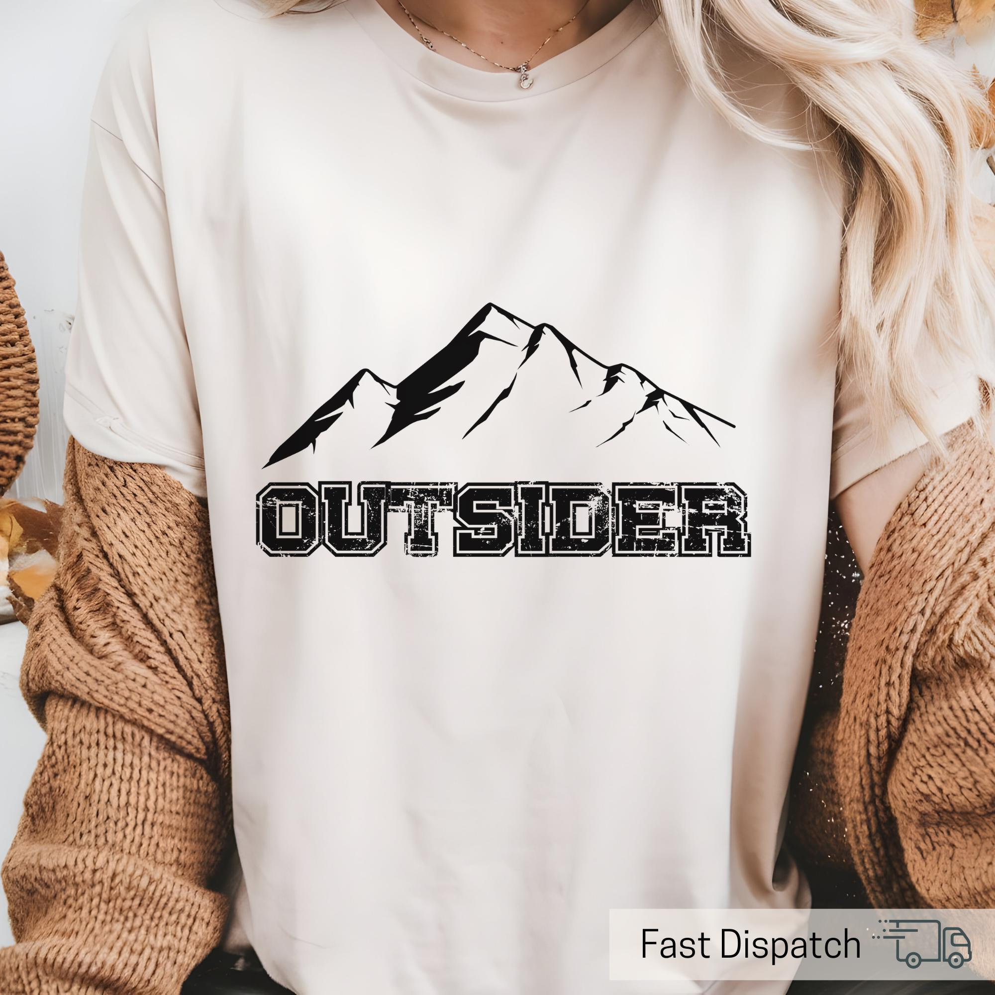 vintage outsider life shirt for outdoor enthusiasts hiking tee nature lover mountain t shirt adventure apparel