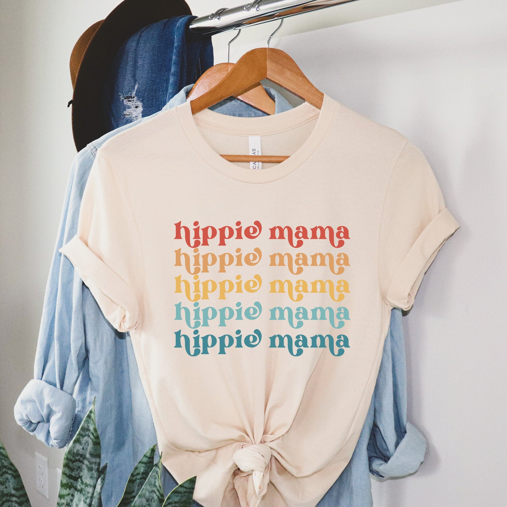 vintage retro mama shirt boho t shirt for moms hippie style mommy tee unique gift for mothers day c4ltk