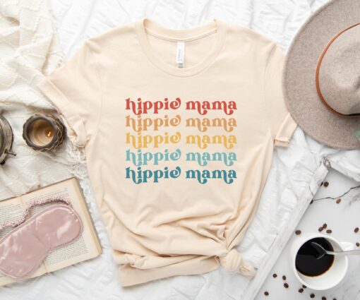 vintage retro mama shirt boho t shirt for moms hippie style mommy tee unique gift for mothers day mn7pb