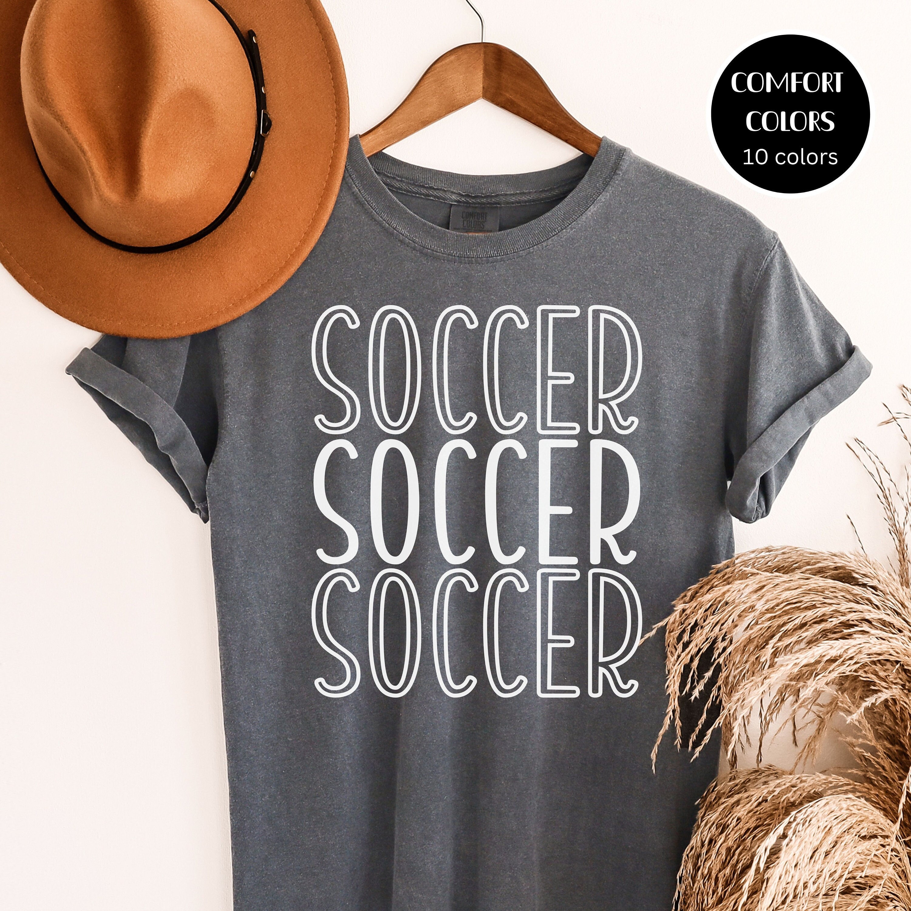 vintage soccer mom shirt for fans cute oversized t shirt gift for soccer moms personalized soccer team apparel