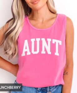 vintage style aunt tank top for new auntie best aunt ever shirt unisex fit baby announcement gift for sister do8li