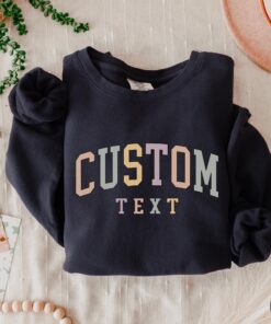 vintage style custom sweatshirt personalized crewneck for matching outfits cute custom shirts for women and men 1xa07