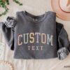 Vintage Style Custom Sweatshirt Personalized Crewneck for Matching Outfits Cute Custom Shirts for Women and Men