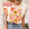 vintage wildflower floral shirt for mom retro botanical tee unique gift for mothers day and christmas i09fb