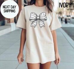 volleyball mom shirt for game day vintage style cute volleyball bow shirt fall volleyball gifts 2on4i