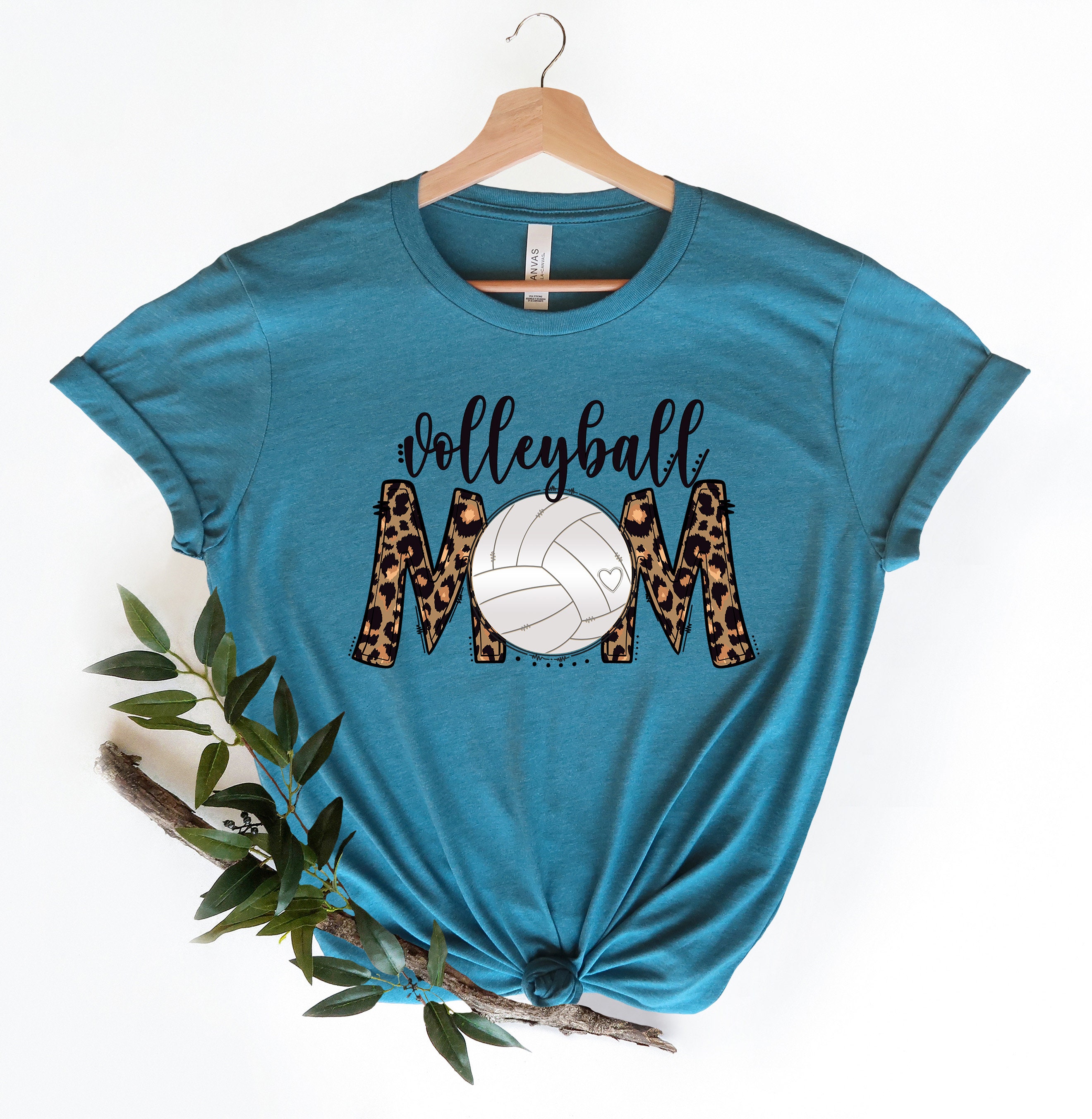 volleyball mom shirt with leopard print for game day best mom ever mothers day gift unique volleyball t shirt su5xr scaled