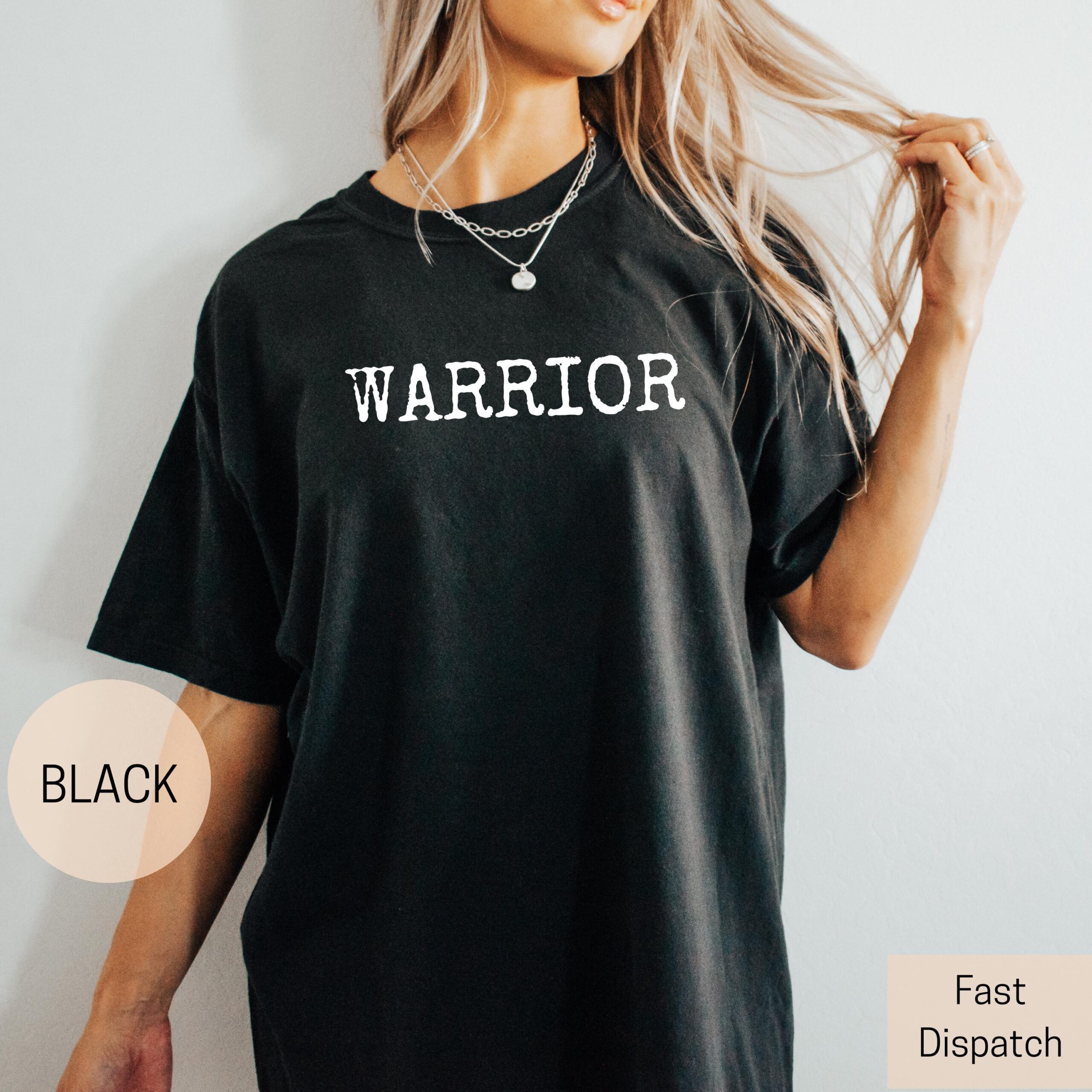 warrior mom shirt womens oversized tee be strong heart warrior shirt comfort colors fighter t shirt for moms pfxda scaled