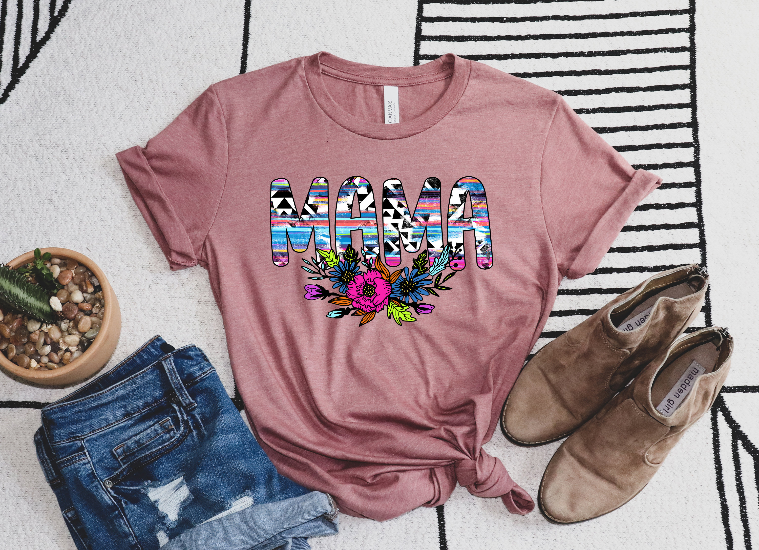 watercolor butterfly flowers mom shirt cute mothers day t shirt for mom personalized gift for her pink floral design lplfz scaled