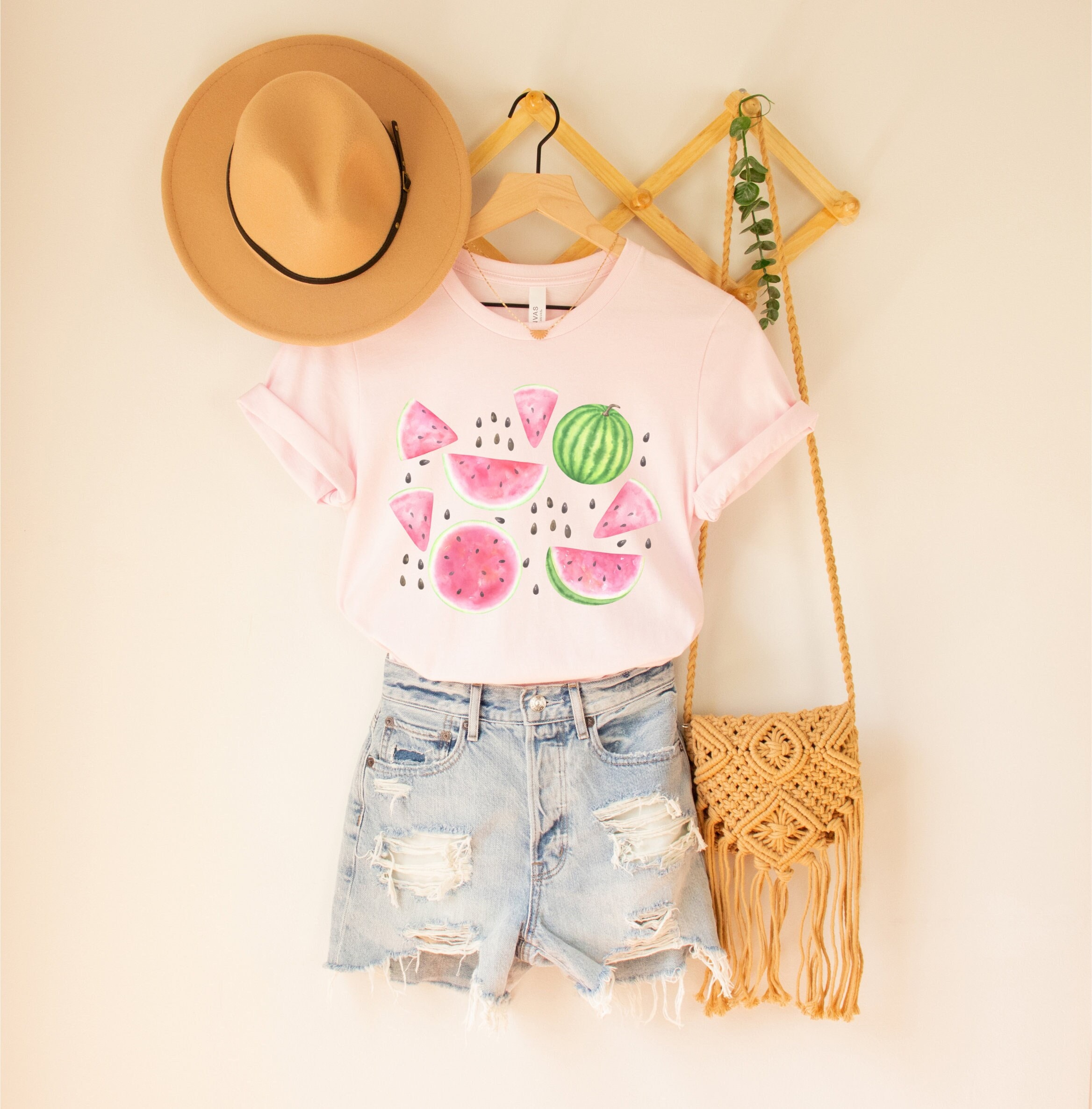 watermelon shirt for summer aesthetic cottagecore style fruit t shirt ideal for gardening and watermelon lovers vvmcl