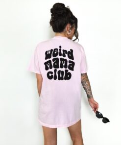 weird mama club tee shirt for women funny retro mom shirt trendy mom life apparel unique gift for moms gzjeg