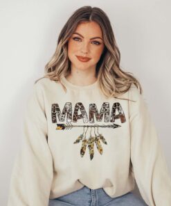 western mama sweatshirt with cowhide print country mom hoodie for mothers day gifts and new mom life apparel licem