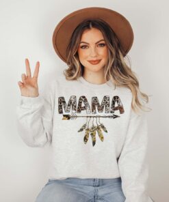 western mama sweatshirt with cowhide print country mom hoodie for mothers day gifts and new mom life apparel x3oss