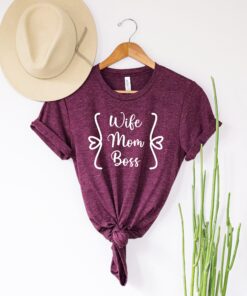 wife mom boss shirt funny mama graphic tee best mom ever shirt for mothers day gifts for moms and wives lcefv