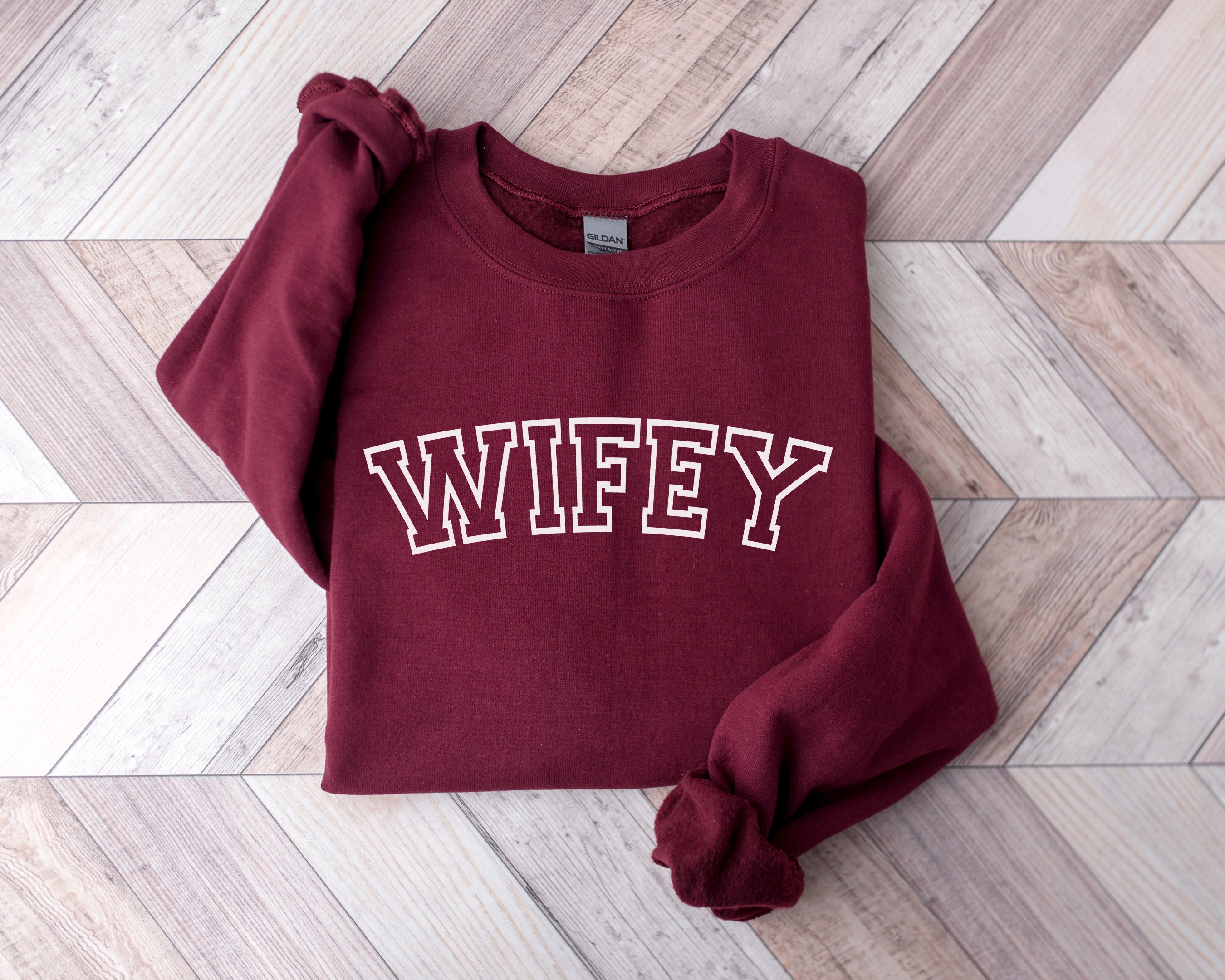 wifey sweatshirt for new wife unique bridal shower gift wedding present newlywed honeymoon apparel nkygq scaled