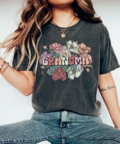 wild roses grandma shirt for new grandmothers pregnancy announcement cute grandma t shirt gift 3iovb