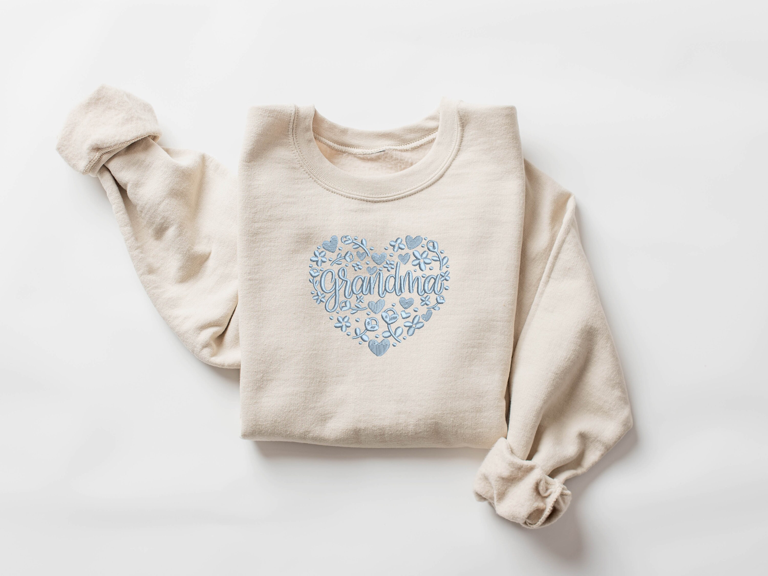 wildflower grandma shirt with heart embroidery for mothers day personalized gift unique grandma sweatshirt bl5fv scaled