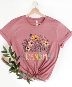 wildflower grandma sweatshirt floral design comfortable gift for grandmothers perfect for mothers day or everyday wear mgm8k