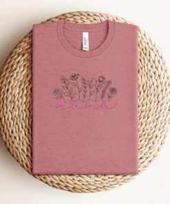 wildflower mama embroidery shirt for mothers day unique mom life sweatshirt personalized mother gift id9gl