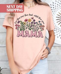 wildflower mom shirt love them raise them kind plant lover gardening shirt floral gifts for moms and mothers day dorcf