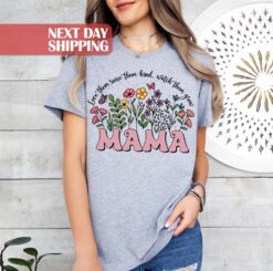 wildflower mom shirt love them raise them kind plant lover gardening shirt floral gifts for moms and mothers day ltj66