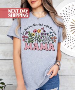 wildflower mom shirt love them raise them kind plant lover gardening shirt floral gifts for moms and mothers day ltj66