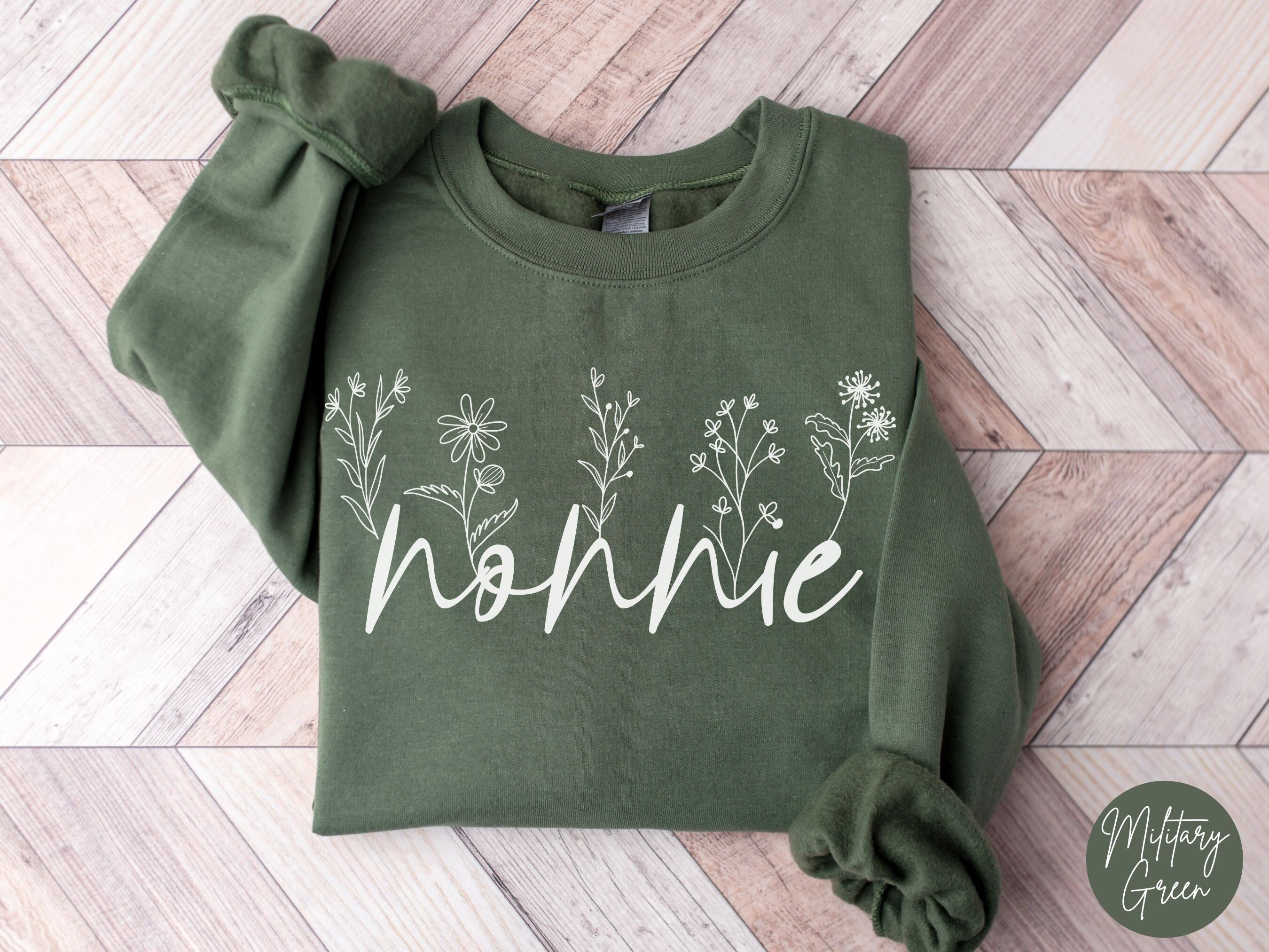 wildflower nonnie sweatshirt custom floral grandma shirt personalized mothers day gift for grandmother nonna t shirt efwd8 scaled