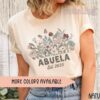 wildflowers abuela shirt est 2024 for new grandmother pregnancy announcement mexican grandma t shirt vfkbe