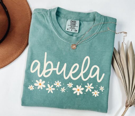 wildflowers abuela shirt for grandmothers pregnancy announcement unique t shirt gift for new mexican grandma yfrz4