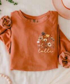 wildflowers crewneck sweatshirt for grandma best mom ever shirt mothers day gift cute birthday sweater 6fnfs