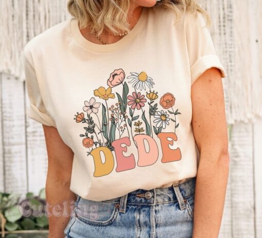 wildflowers family shirt for new grandmother pregnancy announcement baby reveal gift big sister shirt dj3ae