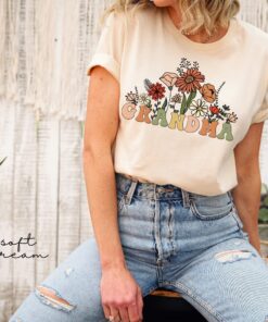 wildflowers grandma shirt cute nana tee best grandma ever t shirt for mothers day and christmas gifts o7fiq