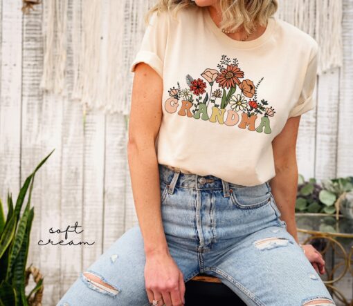 wildflowers grandma shirt cute nana tee best grandma ever t shirt for mothers day and christmas gifts o7fiq