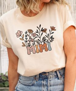 wildflowers grandma shirt for mimi gigi nana great grandma retro style mothers day gift criya