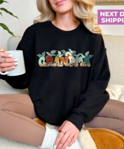 wildflowers grandma sweatshirt cute flower design trendy gift for grandma birthday shirt best grandma ever apparel aoajw