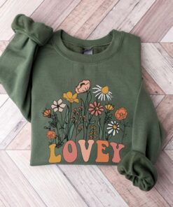 wildflowers grandma sweatshirt for new grandmother established 2023 pregnancy announcement gift for nana and mimi 2lgnb