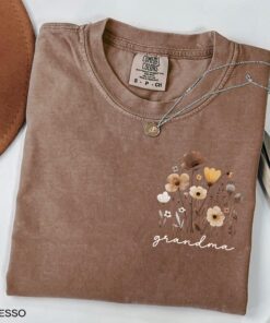 wildflowers grandma t shirt for mothers day gift personalized grandma shirt for mimi nana best grandma ever llsgd