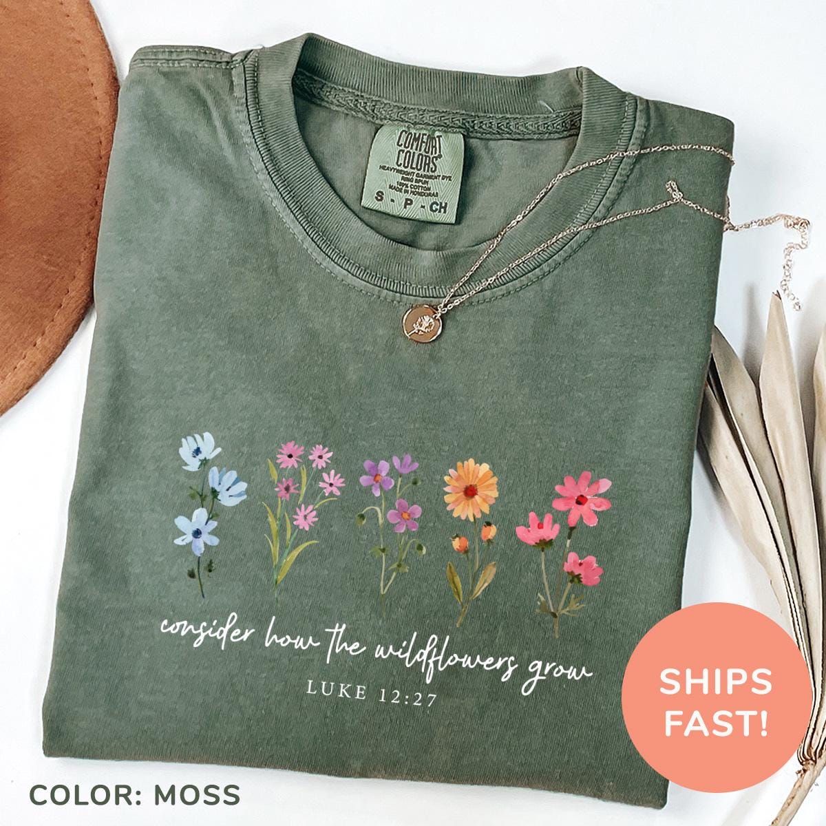 wildflowers grow bible verse shirt for christian moms vintage style religious t shirt unique mom life apparel iqekq