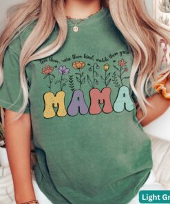 wildflowers mama shirt for mom life mothers day tee best mom ever t shirt unique motherhood gift for new moms gwvee