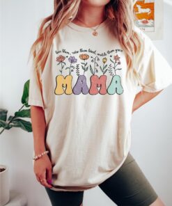 wildflowers mama shirt for mom life mothers day tee best mom ever t shirt unique motherhood gift for new moms on2nw