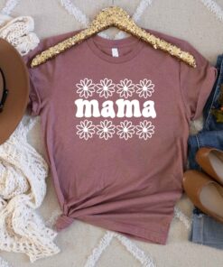 wildflowers mama shirt for new moms retro floral t shirt mothers day gift mom est 2024 pregnancy baby shower gift sodqm