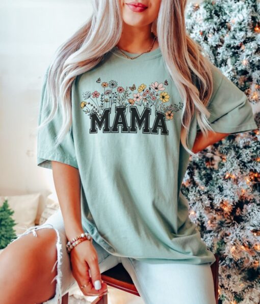 wildflowers mama shirt for women floral t shirt flower mom shirt ideal for mothers day personalized gifts 4ta0q