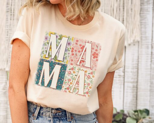 wildflowers mama shirt retro floral t shirt for women best mom ever shirt mothers day gift cute mom life tee p0woj
