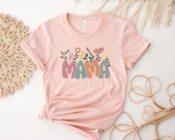 wildflowers mama shirt retro mom t shirt floral design for mothers day gifts cute flower shirts for women p7h3d scaled